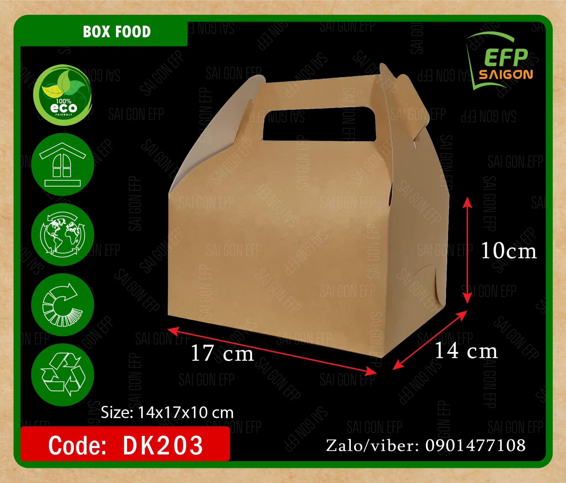 Hộp giấy đựng thức ăn